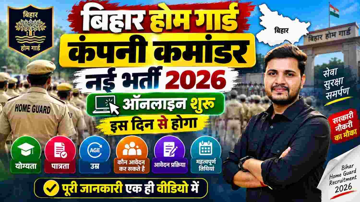 Bihar Police Company Commander Vacancy